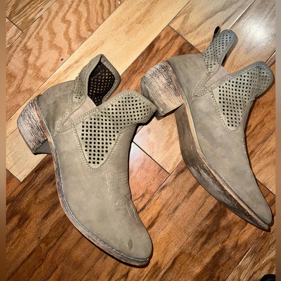 Tan Booties - Picture 2 of 3